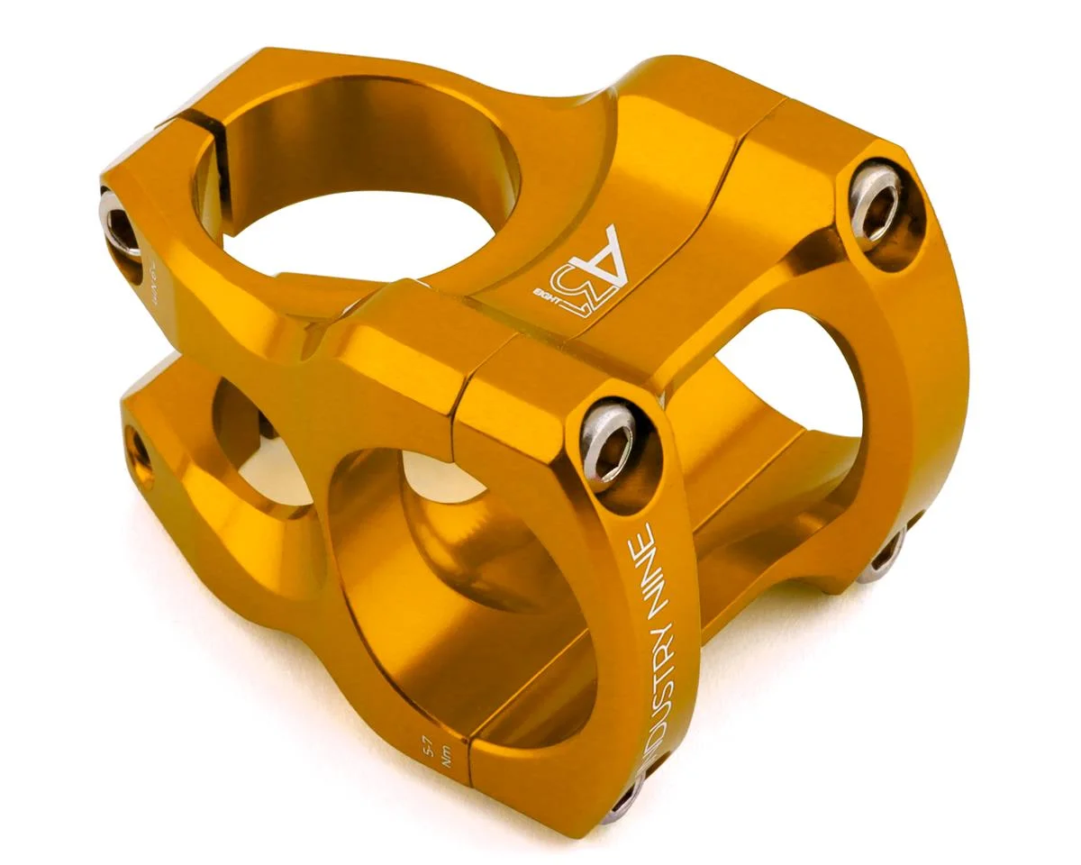 Industry Nine A318 Stem (Gold) (31.8mm) (30mm) (8°)